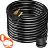 VEVOR Welder Extension Cord 40Amp 25ft 250V, Welding Power Cord with NEMA 6-50 Plug 8 Gauge 3 Prong for MIG,Lincoln,Plasma,Miller,TIG