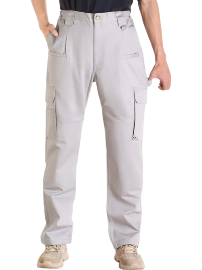 Vevor Safety Pants Flame-Resistant Cargo Multi-Pocket Gray L New