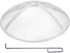 VEVOR Fire Pit Spark Screen Round 36", Reinforced Heavy Duty Steel Metal Cover, Outdoor Firepit Lid, Easy-Opening Top Screen Covers Round with Ring Handle for Outdoor Patio Fire Pits Backyard