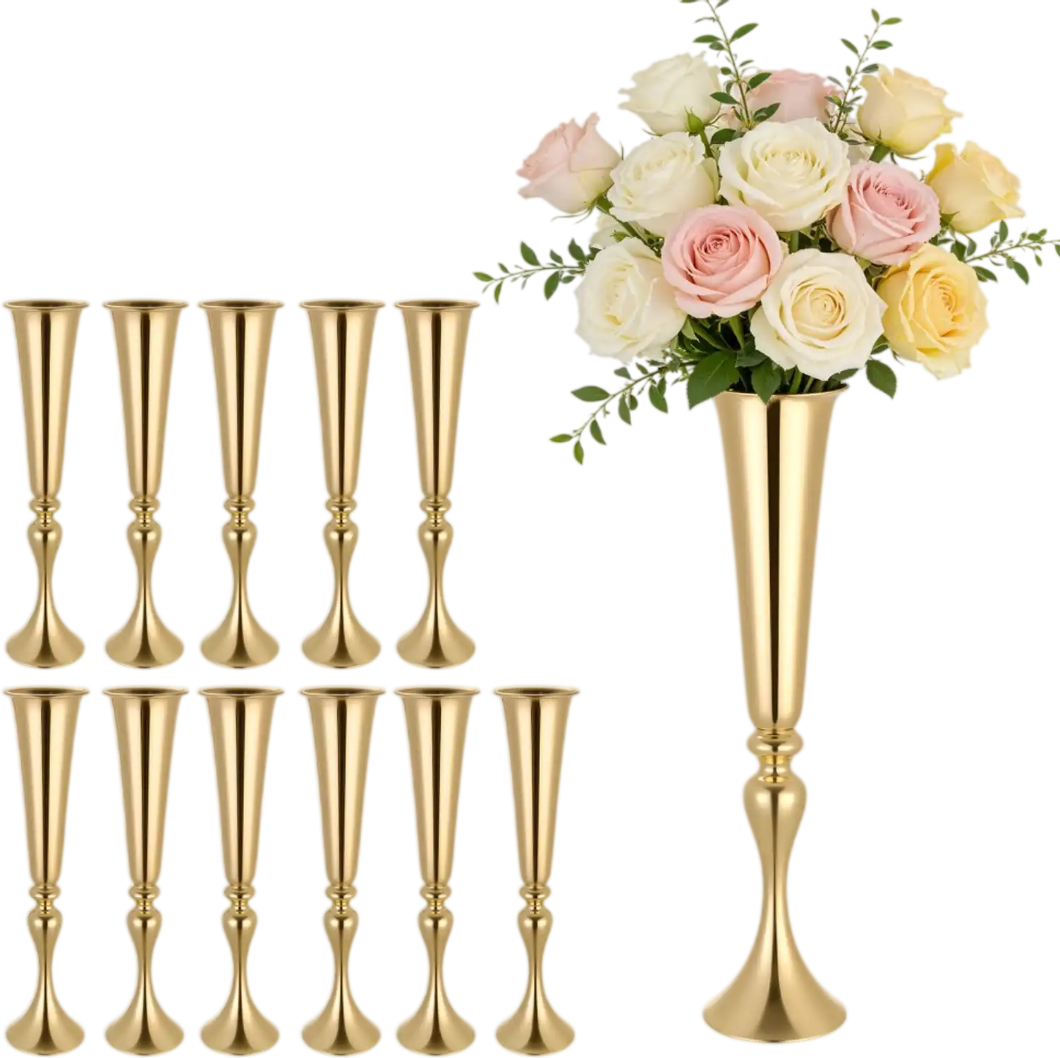 Vevor Wedding Flower Vase 12-Pc 21.7