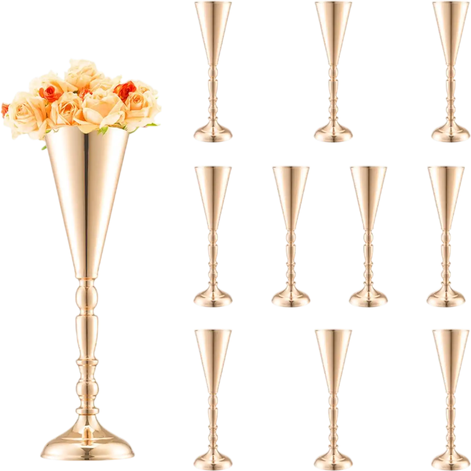 Vevor Wedding Vase 10-Pc 16.9