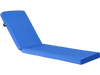 VEVOR Chaise Lounge Cushion, 72 x 21 x 3 in, Outdoor Lounge Chair Cushions, Waterproof & Fade-Resistant, Sun Lounger Replacement Cushions with Ties, Patio Lounger Pads for Pool Deck Lawn, Blue