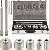 VEVOR Concrete Hole Saw Kit, 1-2/11\", 1-3/5\", 2-9/16\", 3-5/32\", 3-15/16\" Drill Bit Set SDS Plus & SDS MAX Shank Wall Hole Cutter with a 4-1/3\" Connecting Rod for Concrete, Cement, Stone Wall, Ma