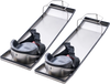 VEVOR Concrete Knee Boards Stainless Steel, 30'' x 8'' Concrete Sliders, Knee Boards For Concrete, Concrete Knee Pads Moving Sliders, with Knee Pads & Board Straps for Cement and Concrete Finishing