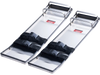 VEVOR Concrete Knee Boards Stainless Steel, 28'' x 8'' Concrete Sliders, Knee Boards For Concrete, Concrete Knee Pads Pair Moving Sliders, with Board Straps for Cement and Concrete Finishing