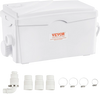 VEVOR Macerator Pump, 350W, 6000 L/h Flow, 23 ft/7 m Head, Macerator Sewerage Sump Pump with 3 Water Inlets for Basement, Kitchen, Sink, Shower, Bathtub, Laundry Waste Water Disposal Upflush Machine