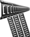 VEVOR E Track Tie Down Rail Kit, 5' Steel Rails, 4 Pack, Secure Cargo & Heavy Loads Up to 2000 lbs, Heavy Duty Etrack Rails with Screws for Garages, Vans, Trailers, Motorcycle Tie Downs, ATV Mountings