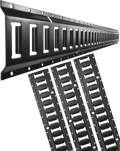 Vevor E-Track Rail Kit 5' Steel Rails 4-Pack Heavy Duty Tie-Down System New