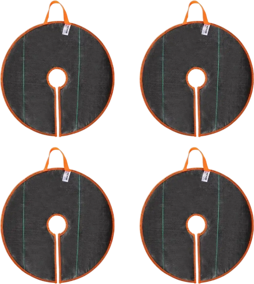 VEVOR Tree Watering Rings, 4 Packs 10 Gallons Self-Watering Tree Bags, Slow Release Tree Irrigation Bags up to 30 Days, Heavy Duty Automatic Drip System for for Planting Gardening Trees and Shrub