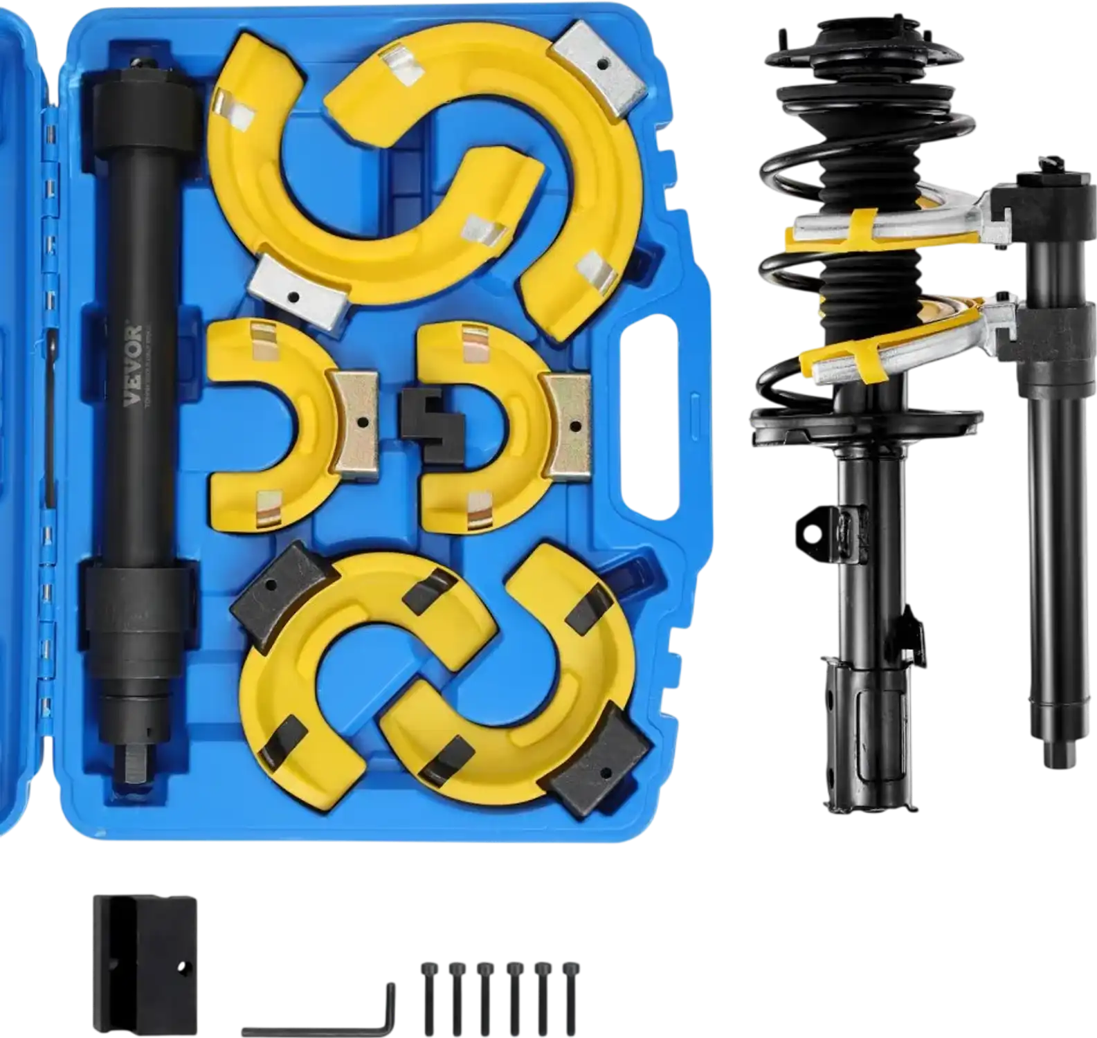 Vevor Strut Spring Compressor Set MacPherson Coil Extractor Tool Kit New