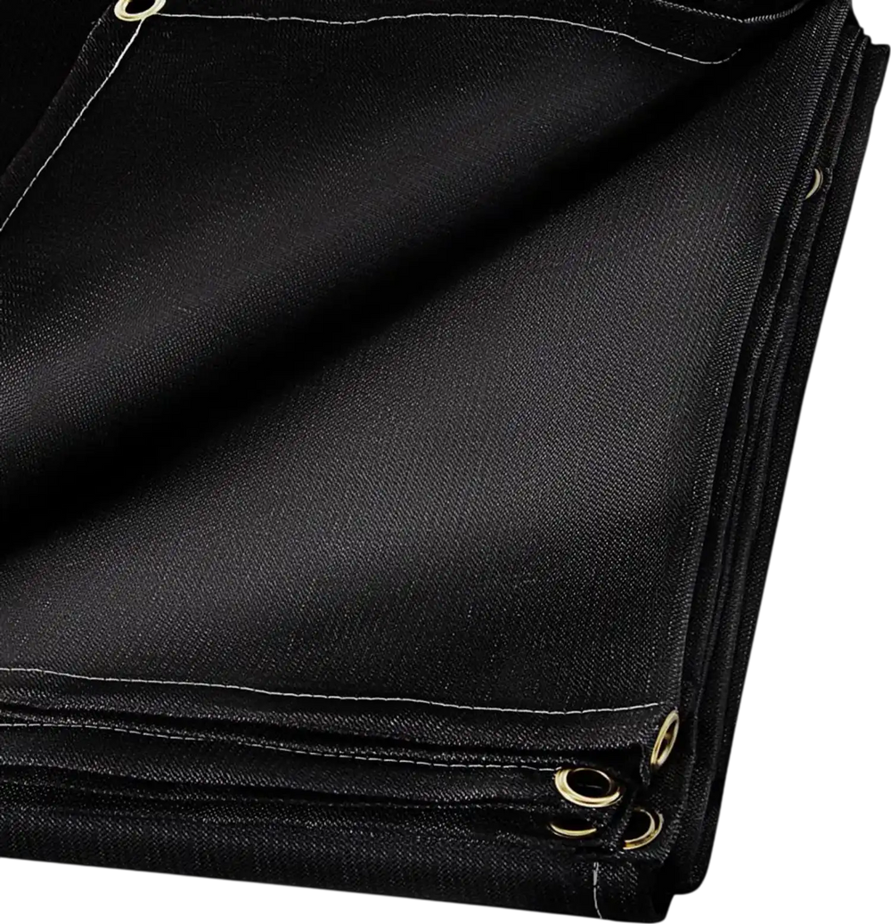 VEVOR 8 x 10 Ft Welding Blanket Black Fiberglass Blanket Portable Fiberglass Fire Retardant Blanket Welding Mat Welding Fireproof Thermal Resistant Insulation With Carry Bag