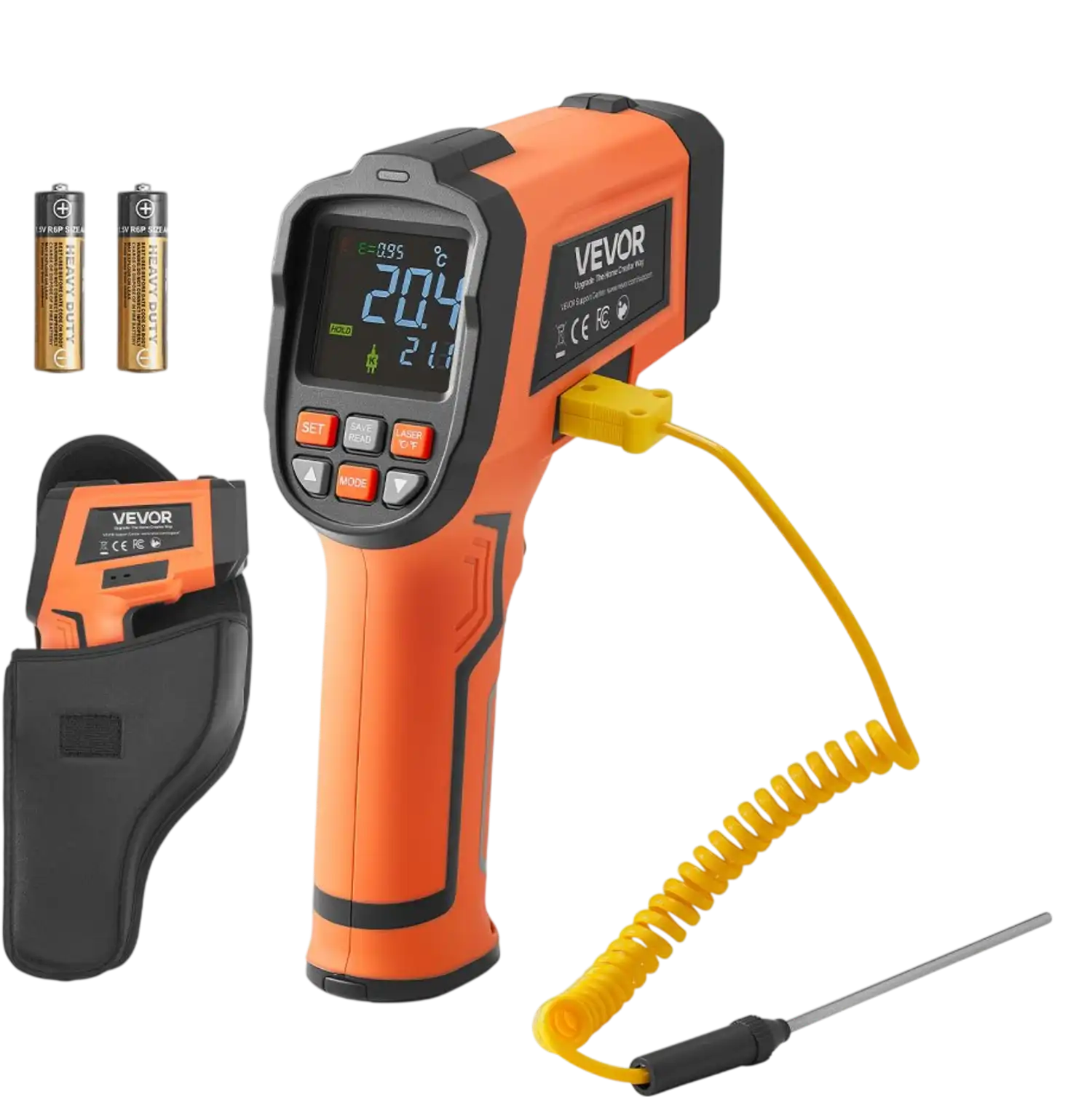Vevor Infrared Thermometer Dual-Mode IR Temperature Gun New
