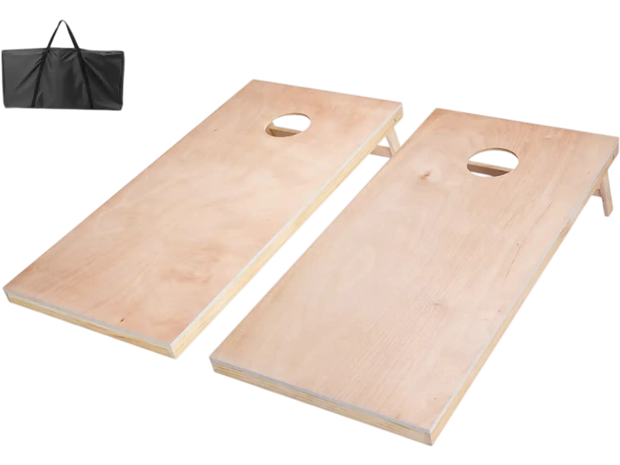 Vevor Cornhole Set 4' x 2' Solid Wood Portable Toss Board with Carrying Bag New