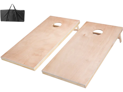 Vevor Cornhole Set 4' x 2' Solid Wood Portable Toss Board with Carrying Bag New