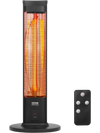 VEVOR Infrared Heater, 1500W Electric Space Heater with Remote Control, 2 Speeds & Easy Operate, Indoor/Outdoor for Patio Bedroom,Studio,Porch,Dining Room,Studio