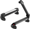 VEVOR Ski & Snowboard Roof Rack, Carry up to 4 Pairs of Skis or 2 Snowboards, 2 PCS Aluminum Universal Car Roof Rack Top Holder with Lock & Rubber Padding, Carrier for Fishing Rod, Fit Most Crossbars