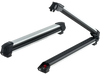 VEVOR Ski & Snowboard Roof Rack, Carry up to 6 Pairs of Skis or 4 Snowboards, 2 PCS Aluminum Universal Car Roof Rack with Lock & Rubber Padding, Carrier for Fishing Rod, Fit Most Slotted Crossbars