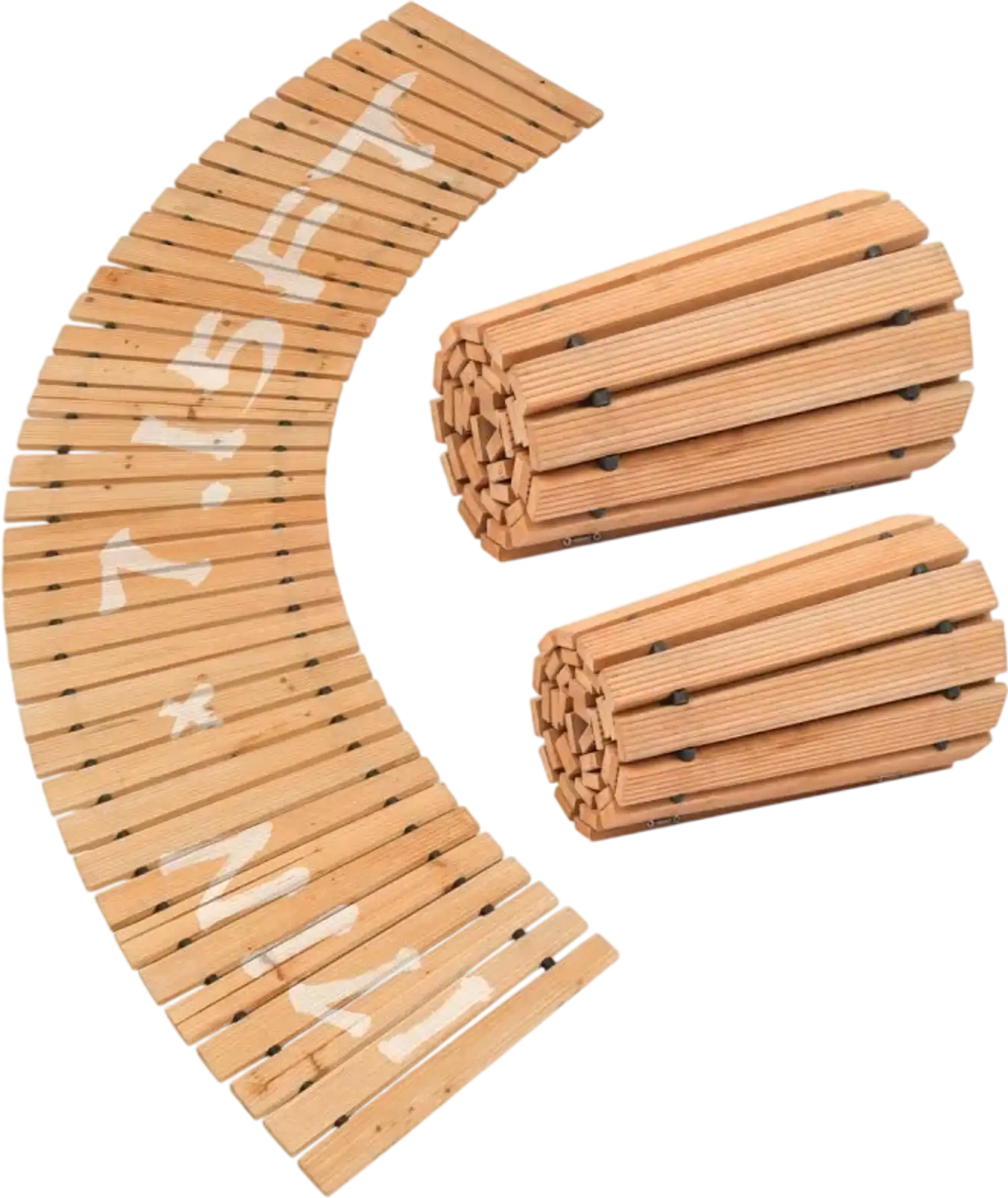 Vevor Garden Pathway Curved Roll-Out Cedar 7' x 17