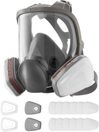 VEVOR Respirator Mask, Reusable Respirator Full Face Gas Cover with Filters, Organic Vapor Mask and Dust-proof Face Cover, for Painting, Polishing, Welding, Woodworking and Other Work Protection