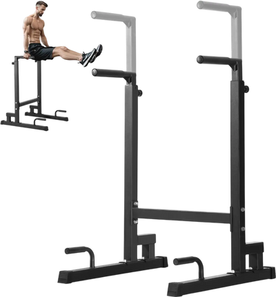 Vevor Dip Bar Adjustable Height 500 lbs Capacity Parallel Bars New
