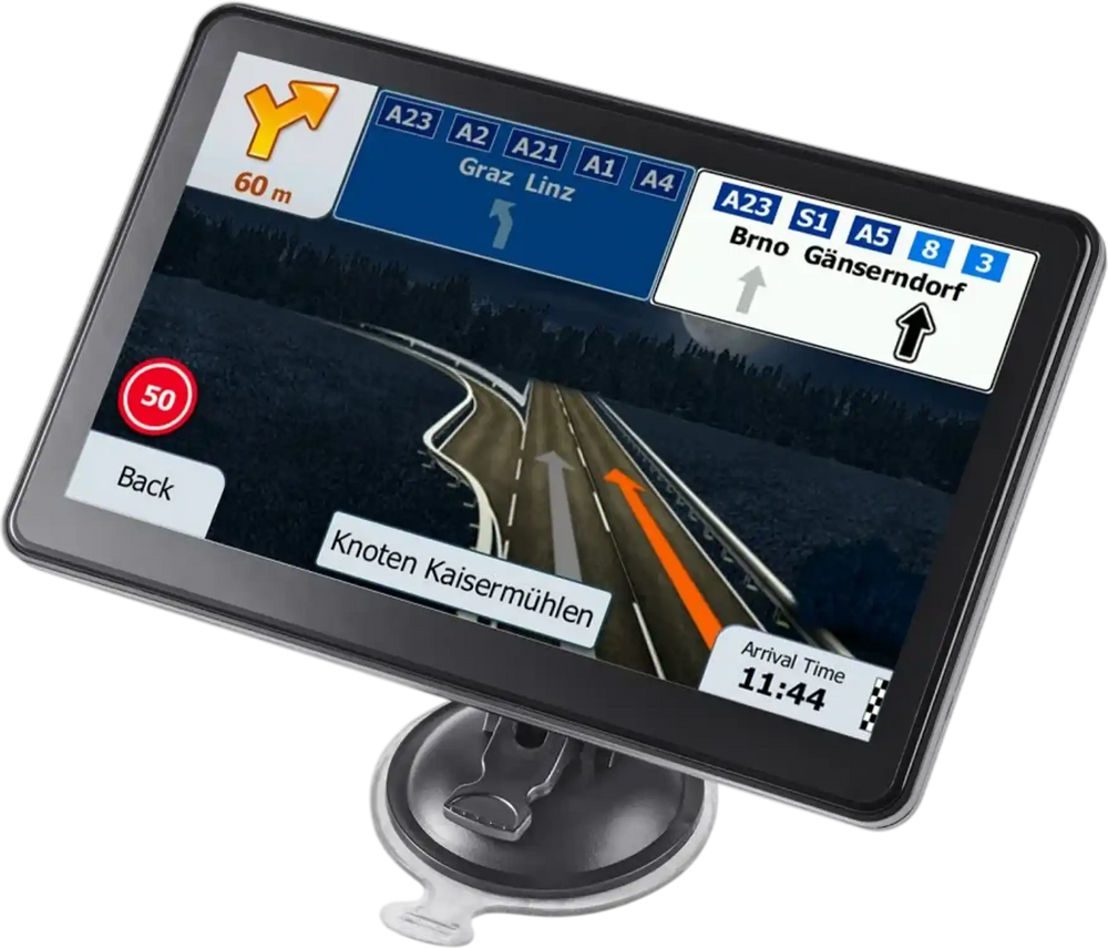 VEVOR GPS Navigator for Car, 9 inch Touch Screen 16GB GPS Navigation System with Lifetime Map Updates, Voice Turn-by-Turn Guidance, Speed and Red Light Warning, Custom Truck Routing, for Car Truck RV