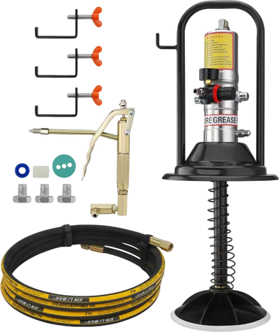 Vevor Grease Pump Air Operated Portable Lubrication with 13' Hose and 360° Gun Head New