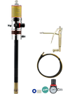 VEVOR Grease Pump, 50:1 Pressure Ratio Air Operated Grease Pump with 13 ft High Pressure Hose and Grease Gun, Pneumatic Grease Pump, Portable Lubrication Grease Pump with 360° Swivel Grease Gun Head
