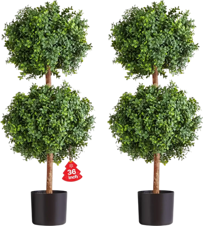 Vevor Artificial Topiary Boxwood Double Ball 36