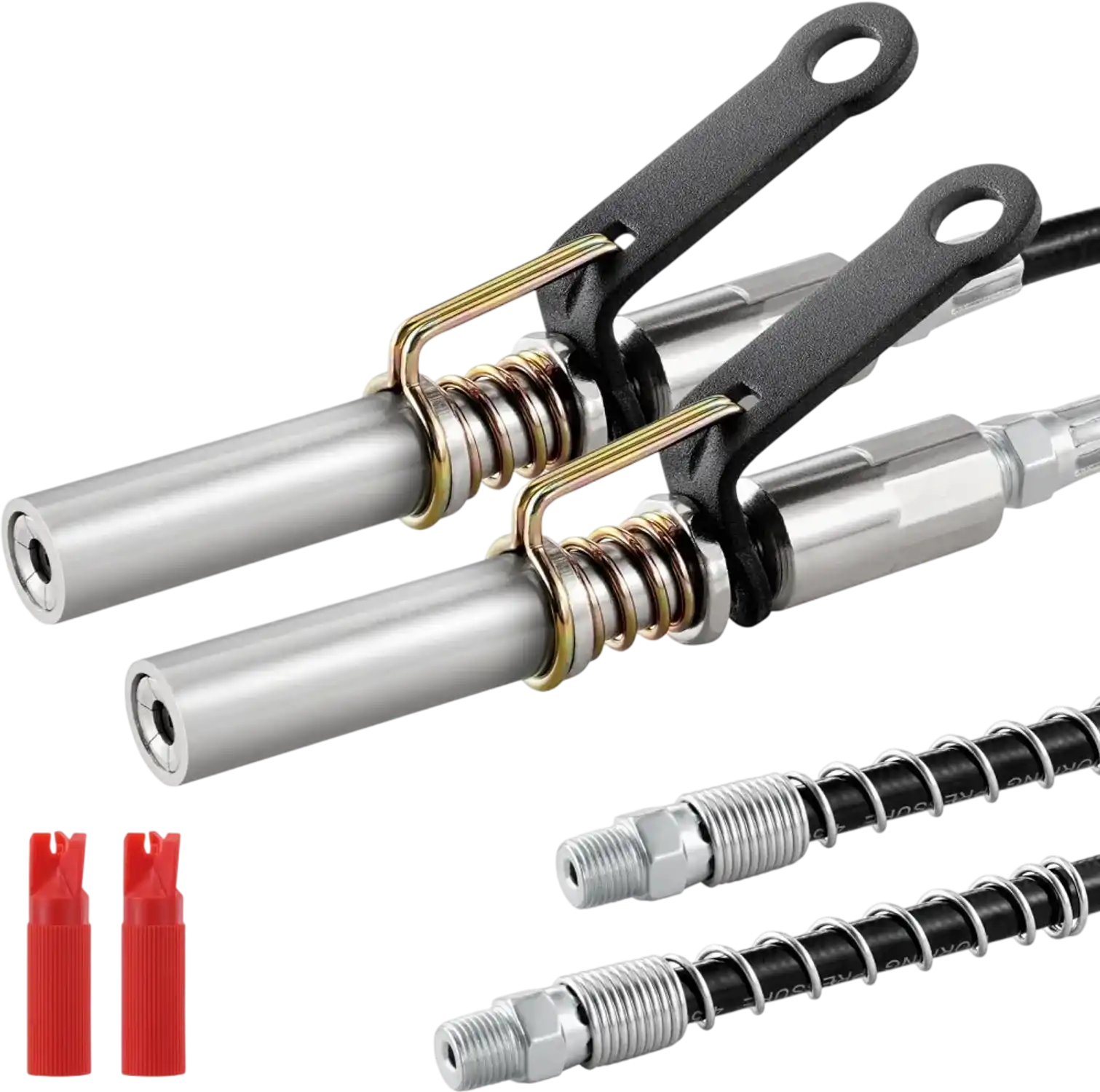 Vevor Grease Gun Coupler Locking Quick Release 2-Pc Set New