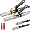 VEVOR Grease Gun Coupler 2 PCS, 10000 PSI High Pressure, 6-Jaw Locking, Quick Release Grease Gun Tip with Hose/Zerk Fittings Cleaner, Compatible with All Grease Guns 1/8" NPT Fittings for Automobiles