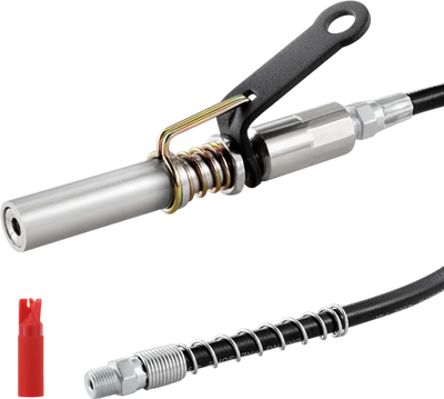 Vevor Grease Gun Coupler High Pressure 6-Jaw Locking Quick Release Tip New