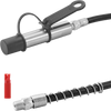 VEVOR Grease Gun Coupler, 10000 PSI High Pressure, 3-Jaw Locking, Quick Release Grease Gun Tip with Hose/Zerk Fittings Cleaner/Leak-Proof Cap, Compatible with All Grease Guns 1/8" NPT Grease Fittings