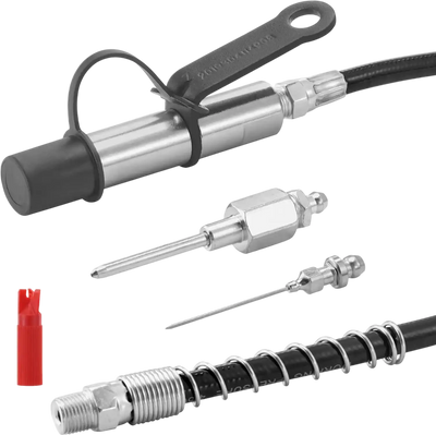 Vevor Grease Gun Coupler High Pressure 3-Jaw Locking Quick Release Tip Kit New