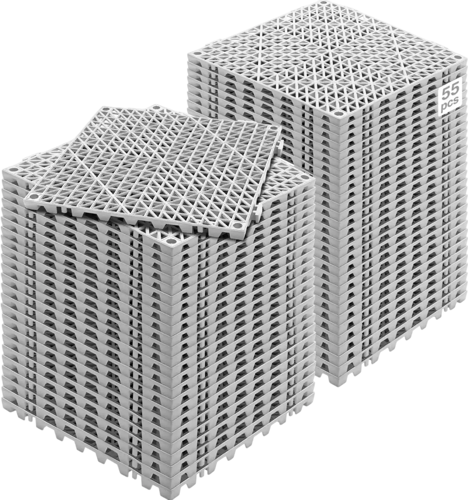 Vevor Drainage Tiles Interlocking PVC Floor Mats 12