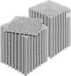 VEVOR Interlocking Tile 55PCS Grey, Drainage Tiles 12" x 12"x 0.6 Splicing, Soft PVC Interlocking Floor Tiles, Non-Slip Drainage Holes for Restroom, Bathroom, Kitchen, Pool, Wet Area