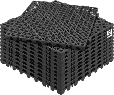 VEVOR Modular Interlocking Cushion, 12 Pack 12