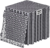 VEVOR Modular Interlocking Cushion 50 Pack Splicing Drainage Mats Gray, for Bathrooms Restrooms Pools Kitchens, 12 x 12 in Non-Slip PVC Interlocking Floor Tiles, 0.6 in Thickened, Easy to Clean