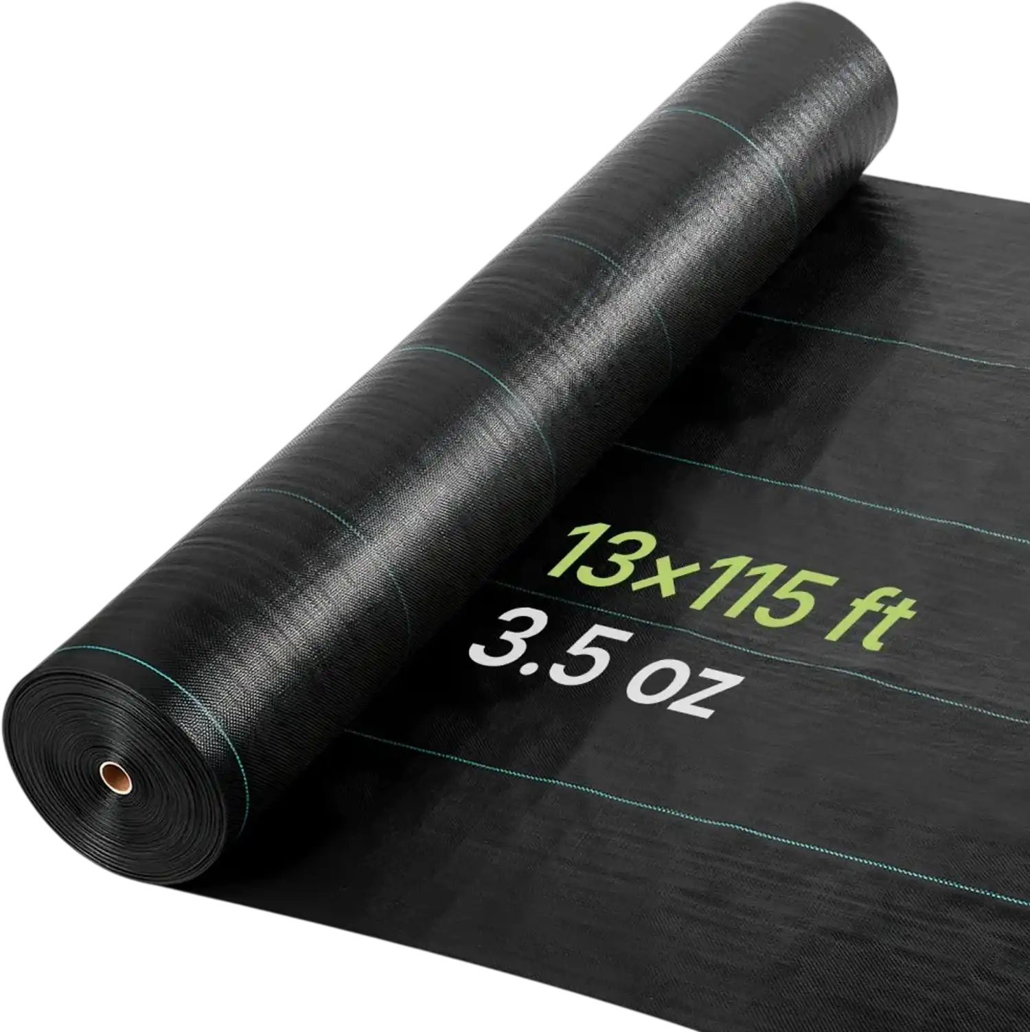 Vevor Weed Barrier Fabric Heavy Duty 13' x 115' 3.5 oz Black New