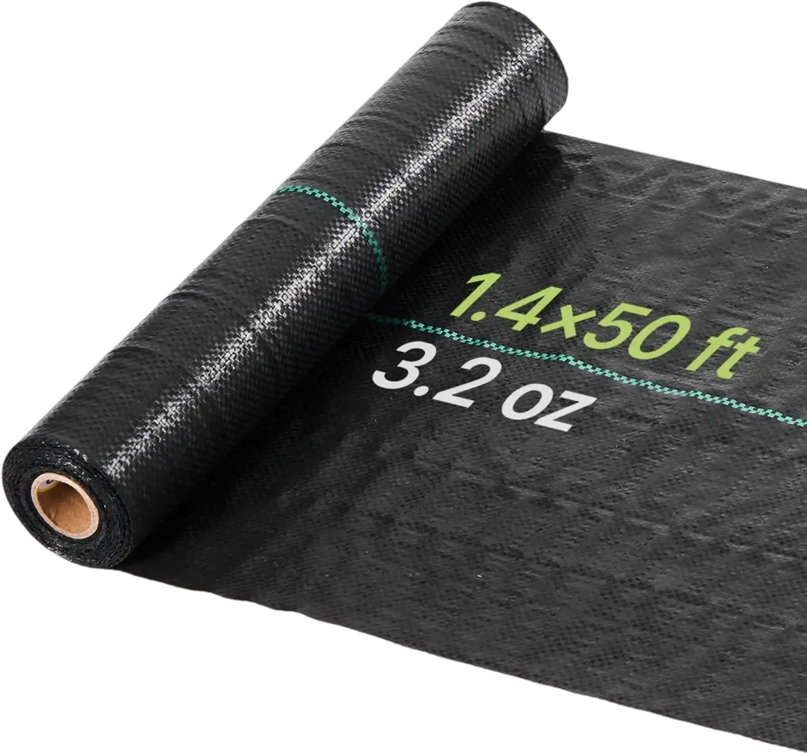 Vevor Weed Barrier Fabric Heavy Duty 1.4' x 50' Woven Landscape Ground Cover Black New