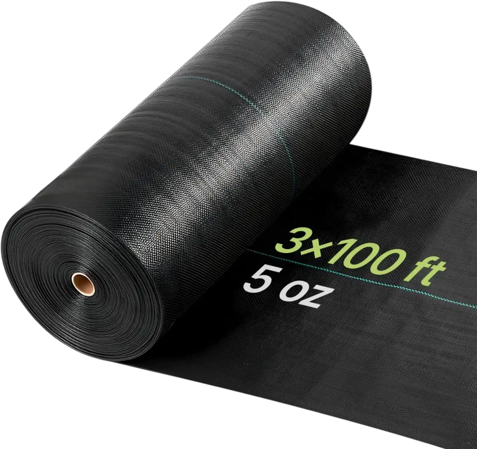 Vevor Weed Barrier Fabric Heavy-Duty 3' x 100' 5 oz Black New