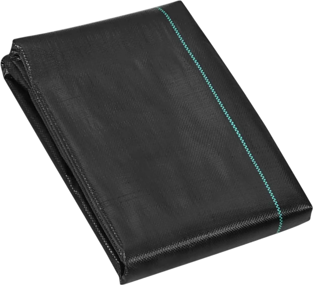 VEVOR Weed Barrier Landscape Fabric, 4*50FT Heavy Duty Garden Weed Fabric, Woven PP Weed Control Fabric, Driveway Fabric, Geotextile Fabric for Landscaping, Ground Cover, Weed Blocker Weed Mat, Black