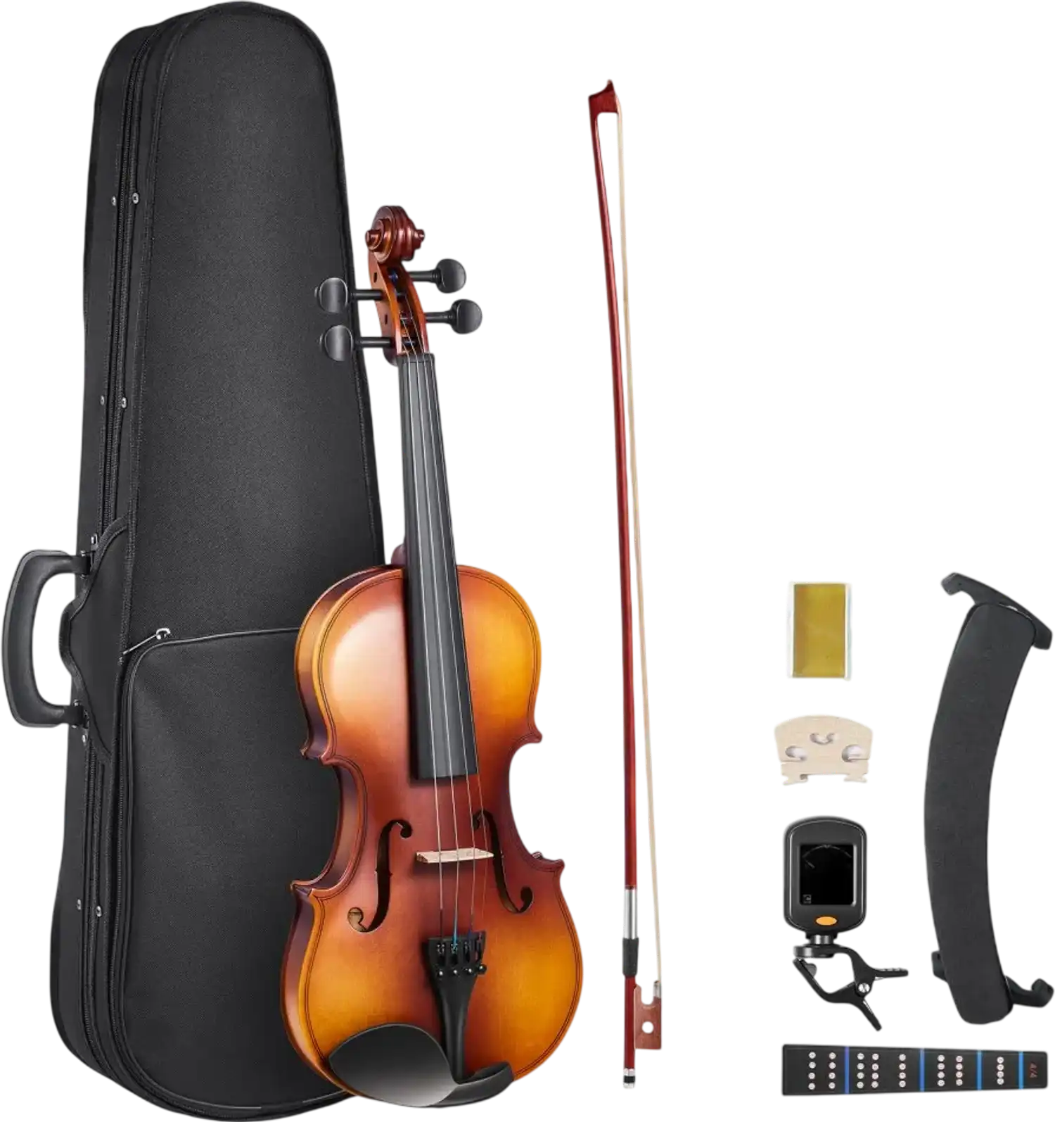 Vevor Violin 4/4 Full Size Fiddle Set for Adults and Beginners New