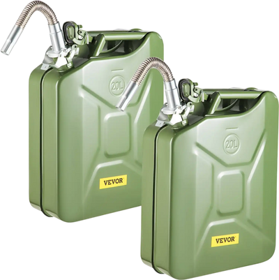 Vevor Jerry Fuel Can 5.3 Gal 2-Pc Green New