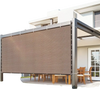VEVOR 90% Sun Shade Cloth, 10 x 12 ft Pergola Shade Cover with Stainless Steel Grommets, Sun Shades Canopy Privacy Screen with 140 GSM HDPE Material, for Outdoor, Patio, Garden, and Backyard (Brown)