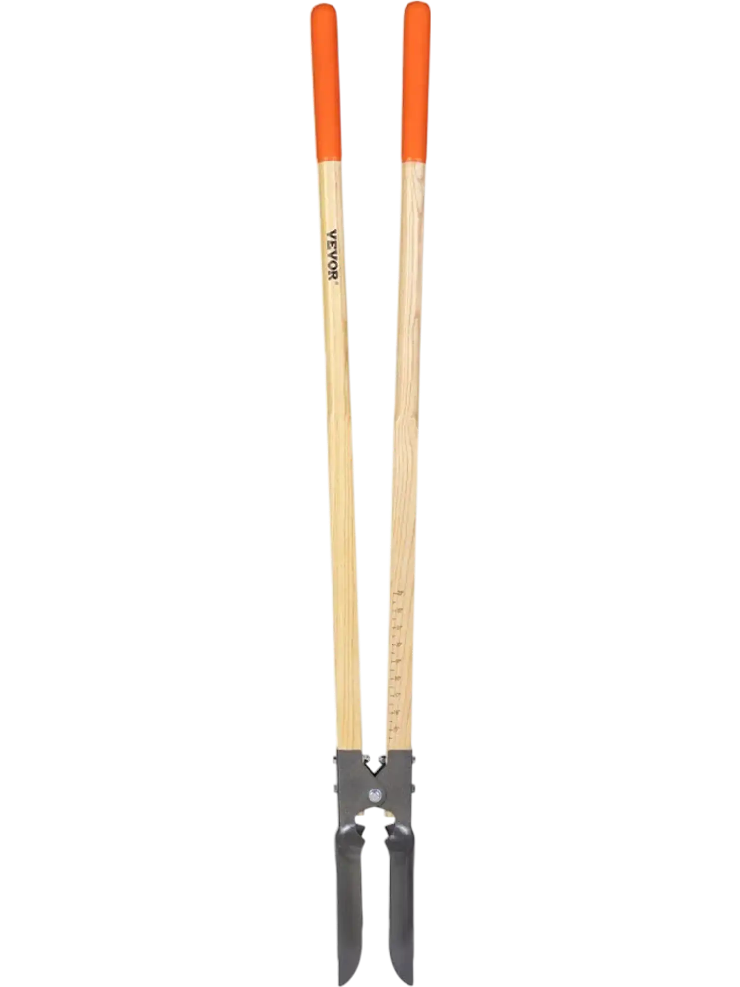 Vevor Post Hole Digger Manual Wood Handle Scale Markings 57.5