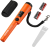 VEVOR Metal Detector Pinpointer, Partial Waterproof Handheld Pin Pointer Wand, 1.96" Detection Depth, 3 Modes, Treasure Hunting Probe with Holster, Waterproof Bag and 9V Battery, for Adults and Kids