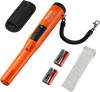 VEVOR Metal Detector Pinpointer, IP68 Fully Waterproof Handheld Pin Pointer Wand, 4.5" Detection Depth, 3 Modes, Professional Treasure Hunting Probe with Holster and 9V Battery, for Adults and Kids