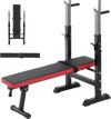 VEVOR Weight Bench, Adjustable Weight Bench for Full Body Workout, 400lbs Exercise Sit up Bench for Home Gym Strength Training, Weight Bench Press with Quick Folding and Fast Adjustment
