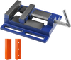 VEVOR Drill Clamp, 4" Sturdy Workshop Vise, Compact Bench Clamp for Drilling, 6.6" Width, 4.33" Opening, Ideal for Milling, Woodworking, Equipment Upkeep