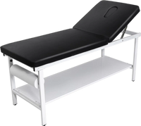 VEVOR Medical Exam Table, 500LBS Loading Medical Examination Bed with 0°–40° Adjustable Backrest, Physical Therapy Exam Table with Storage Shelf & Paper Roll Dispenser for Hospital Clinic Rehab Center
